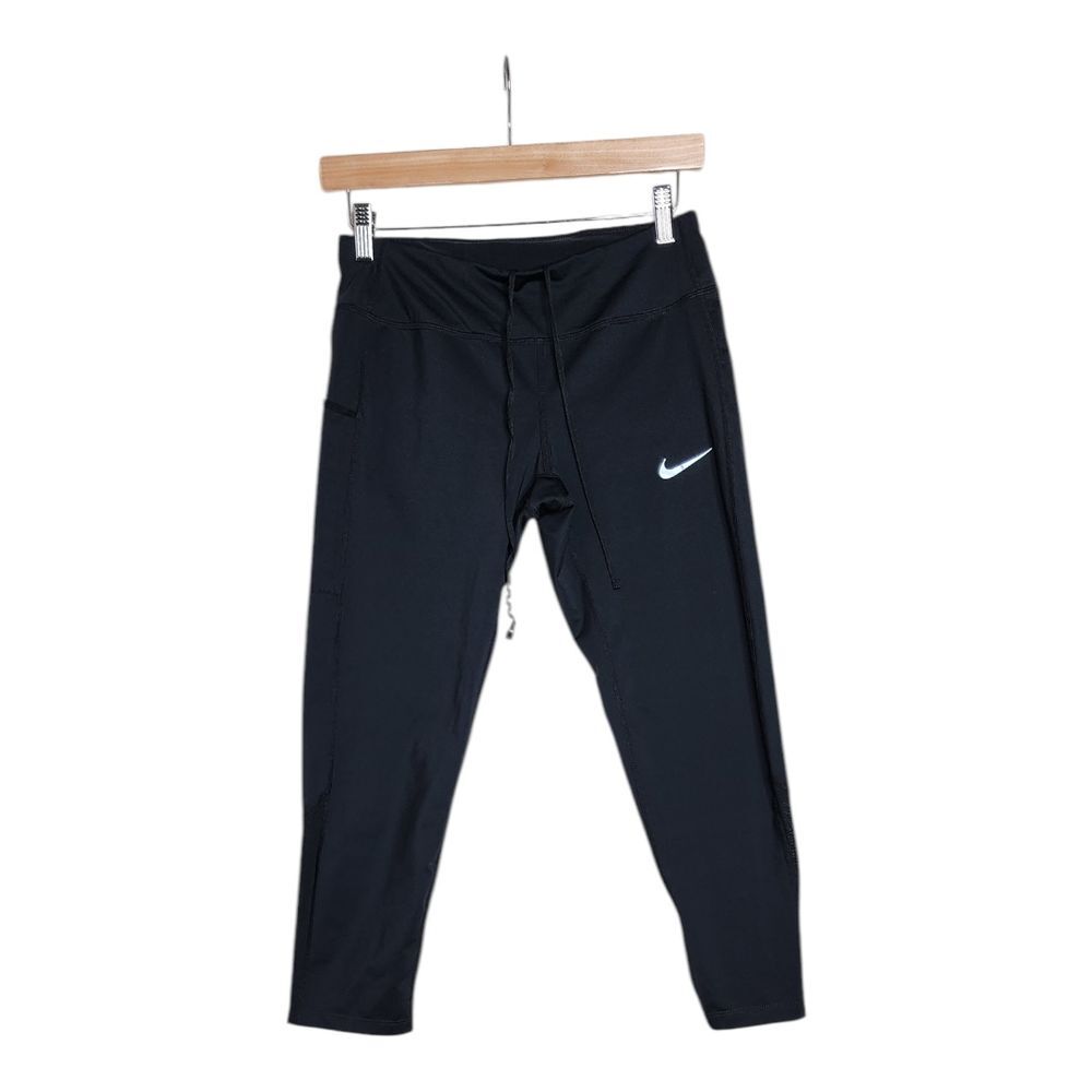Nike Dri Fit Women Cropped Leggings size Medium Black